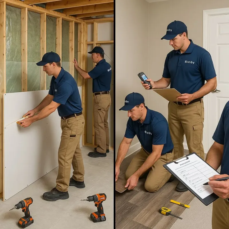 Repairs and Reconstruction process in North Augusta, SC