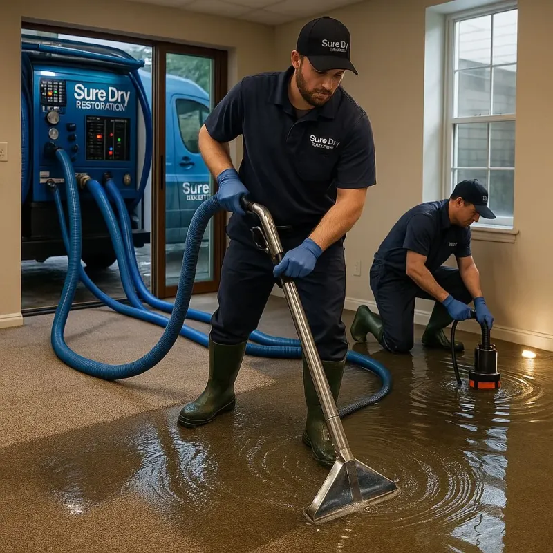 Water Extraction and Removal process in North Augusta, SC